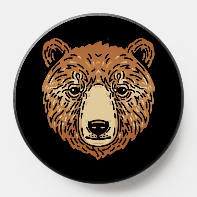 Brown Bear for Autumn PopSocket (Popsocket)