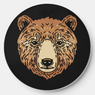 Brown Bear for Autumn Wireless Charger