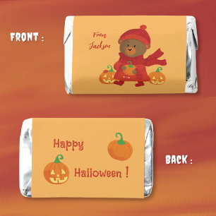 Brown Bear Halloween Trick-or-Treat Candy Favors