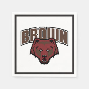 Brown Bear Logo Napkins