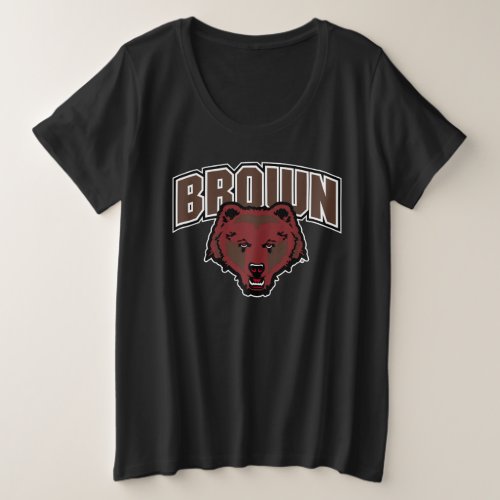 Brown Bear Logo Plus Size T_Shirt