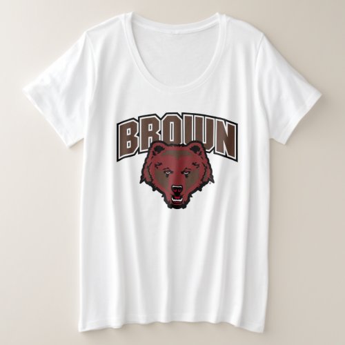 Brown Bear Logo Plus Size T_Shirt