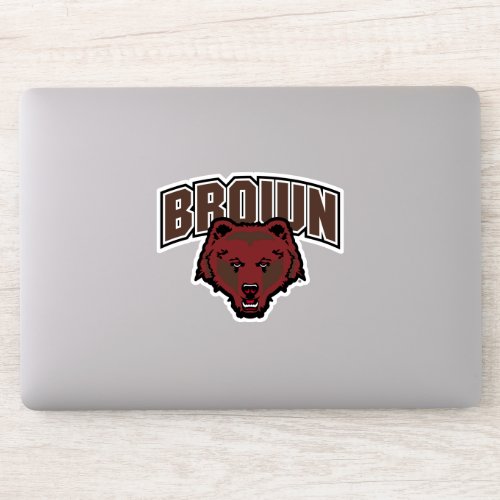 Brown Bear Logo Sticker