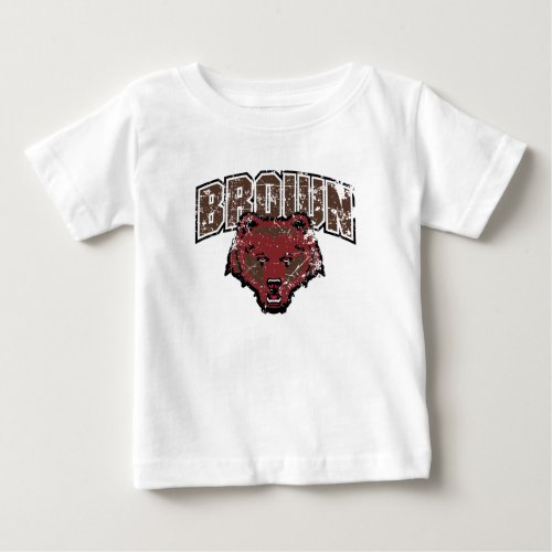 Brown Bear Logo Vintage Baby T_Shirt