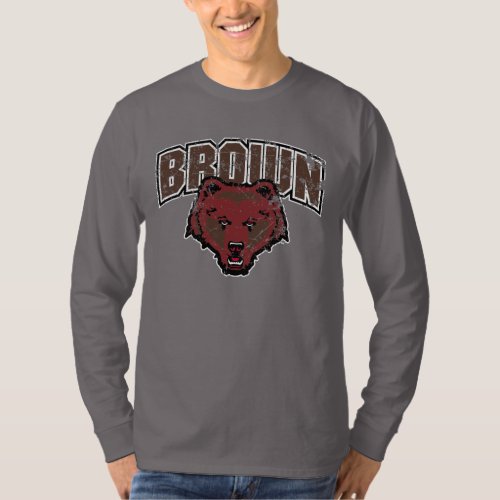 Brown Bear Logo Vintage T_Shirt