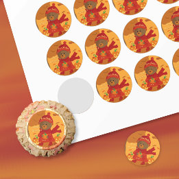 Brown Bear Personalized Halloween Treats Reese's Peanut Butter Cups