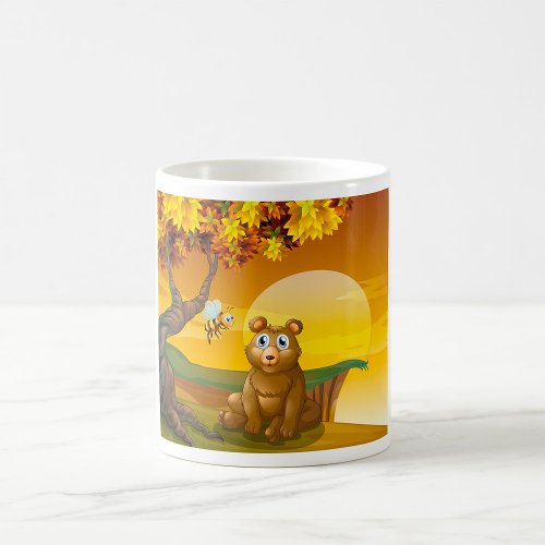 Brown Bear Sunset Coffee Mug