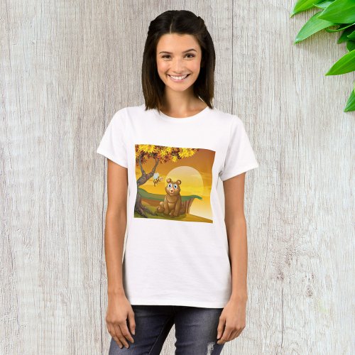 Brown Bear Sunset T_Shirt