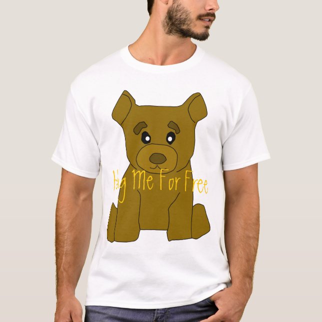 Brown Bear T-Shirt Template (Front)