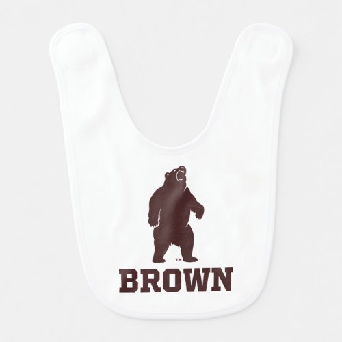 Brown Bear  Text Baby Bib