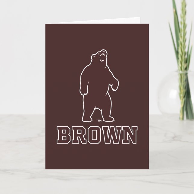 Brown Bear & Text Card (Front)