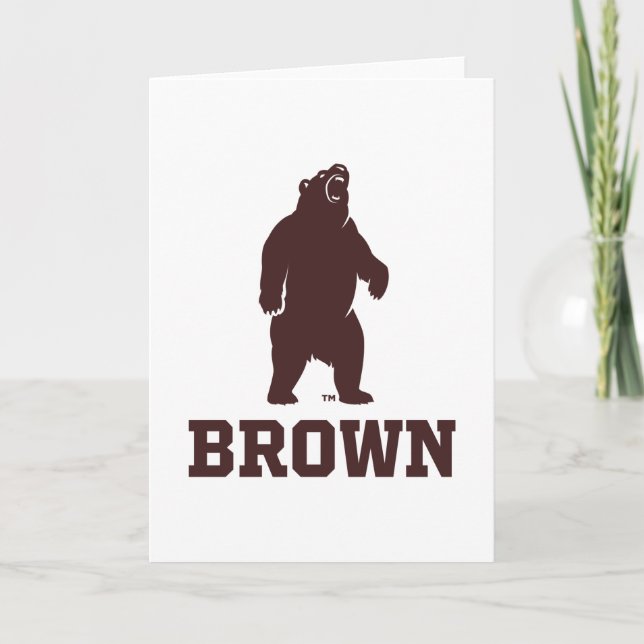 Brown Bear & Text Card (Front)