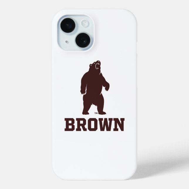 Brown Bear & Text Case-Mate iPhone Case (Back)
