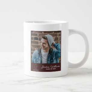 Brown Bear & Text Giant Coffee Mug