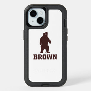 Brown Bear & Text iPhone 15 Case