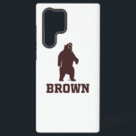 Brown Bear & Text Samsung Galaxy S22 Ultra Case<br><div class="desc">Check out these Brown University designs! Get all the latest Brown Bear gear here. All of these Zazzle products are customizable with your class year,  name,  and club. These products make perfect gifts for the Brown University student,  alumni,  family,  friend,  or fan in your life.</div>