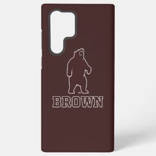 Brown Bear & Text Samsung Galaxy S22 Ultra Case