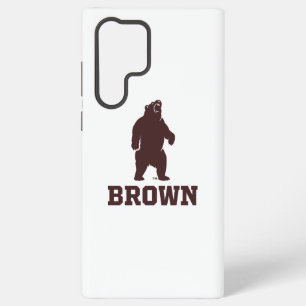 Brown Bear & Text Samsung Galaxy S22 Ultra Case