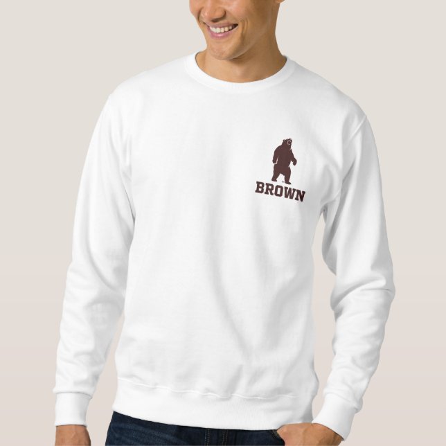 Brown Bear & Text Sweatshirt (Front)