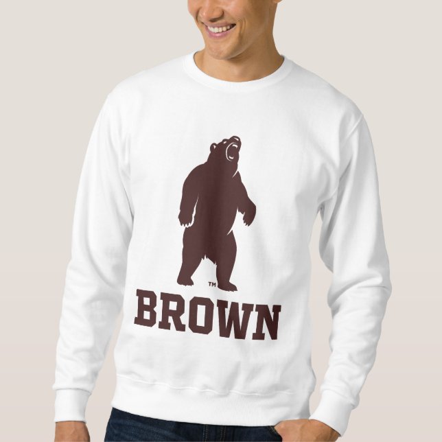 Brown Bear & Text Sweatshirt (Front)