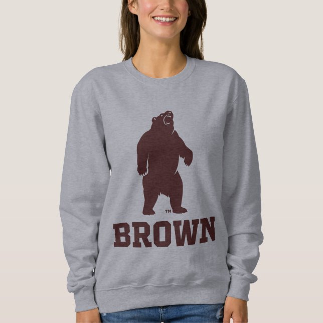 Brown Bear & Text Sweatshirt (Front)