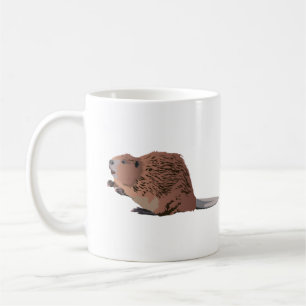 Brown Beaver Coffee Mug