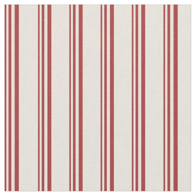 Brown & Beige Stripes Fabric (Close Up)