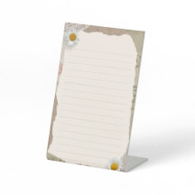 Brown Beige Vintage Scrapbook Lined Notes