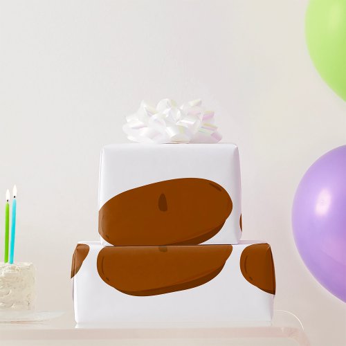 Brown Beret Wrapping Paper