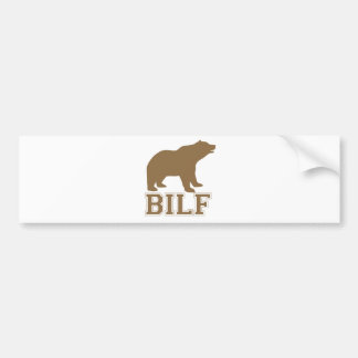 BROWN BILF BUMPER STICKER