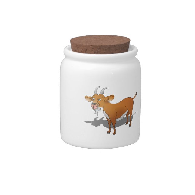 Brown Billy goat Candy Jar (Right)