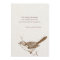 Brown Bird Bereavement Thank You Notes