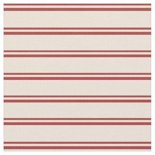 Brown & Bisque Colored Stripes Fabric