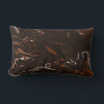 Brown, Black and Gray Swirls Lumbar Pillow<br><div class="desc">Brown,  Black and Gray Swirls #9989 is a boldly visual art design that looks great as home decor,  fashion items and gift packaging. 

By celeste@khoncepts.com
“brownandblack</div>