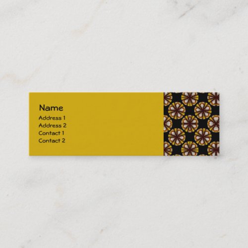 brown black circle pattern business card templates