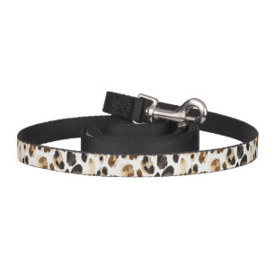 Brown Black Leopard Animal Print Pet Leash