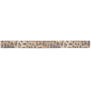 Brown Black Leopard Print Elastic Hair Tie