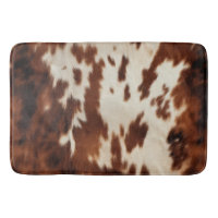 Brown Black White Cowhide