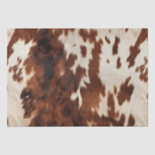 Brown Black White Cowhide Tissue Paper