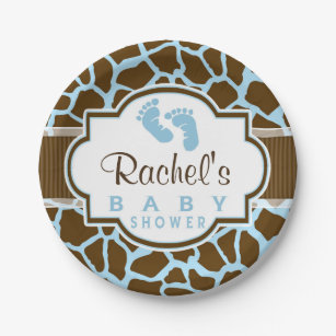 Blue Animal Print Plates | Zazzle Blue Animal Print Plates | Zazzle