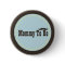 Brown & Blue Mustache Mommy To Be Button