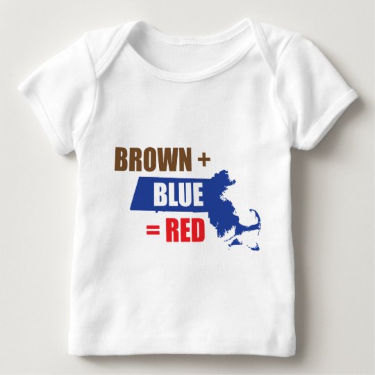 Brown + Blue = Red Baby T-Shirt