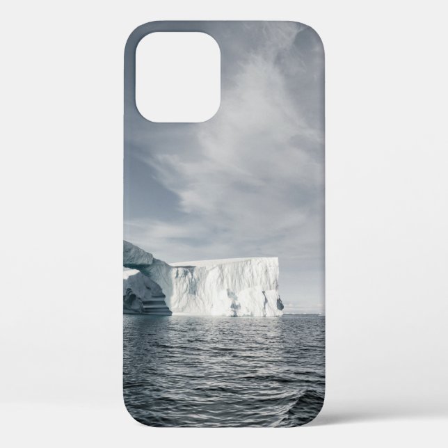 BROWN BOAT NEAR GLACIER DURING DAYTIME Case-Mate iPhone CASE (Back)