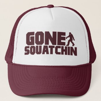 Brown Bobo Gone Squatchin Hat Finding Bigfoot by msvb1te at Zazzle