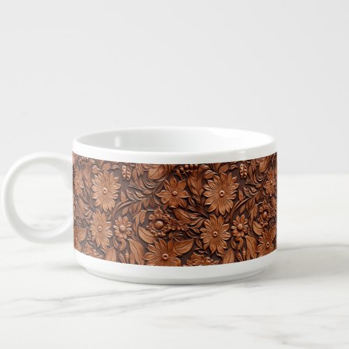 Brown Boho Floral Bowl