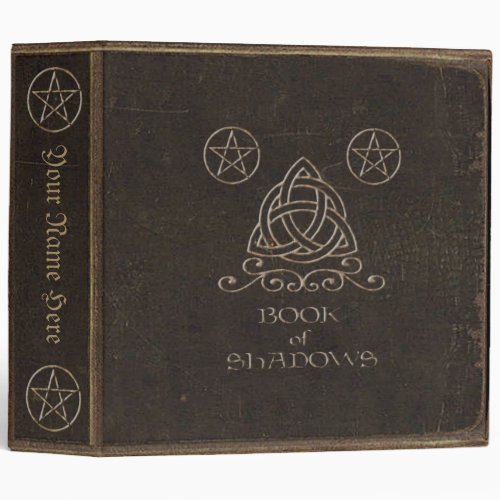 Brown Book of Shadows Binder