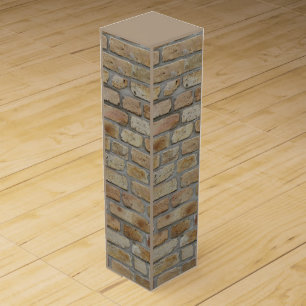 Brown Brick Wall A Novelty Chimney  Wine Box