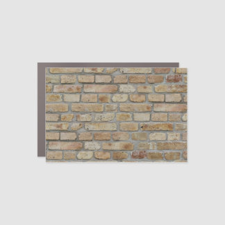 Brown Brick Wall A Novelty Design  Car Magnet