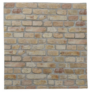Brown Brick Wall A Novelty Design Cloth Napkin