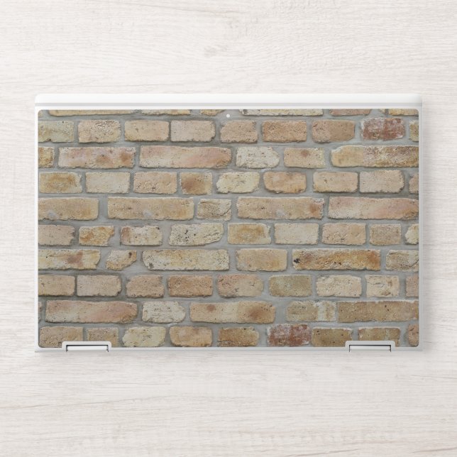 Brown Brick Wall A Novelty Design  HP Laptop Skin (Front)